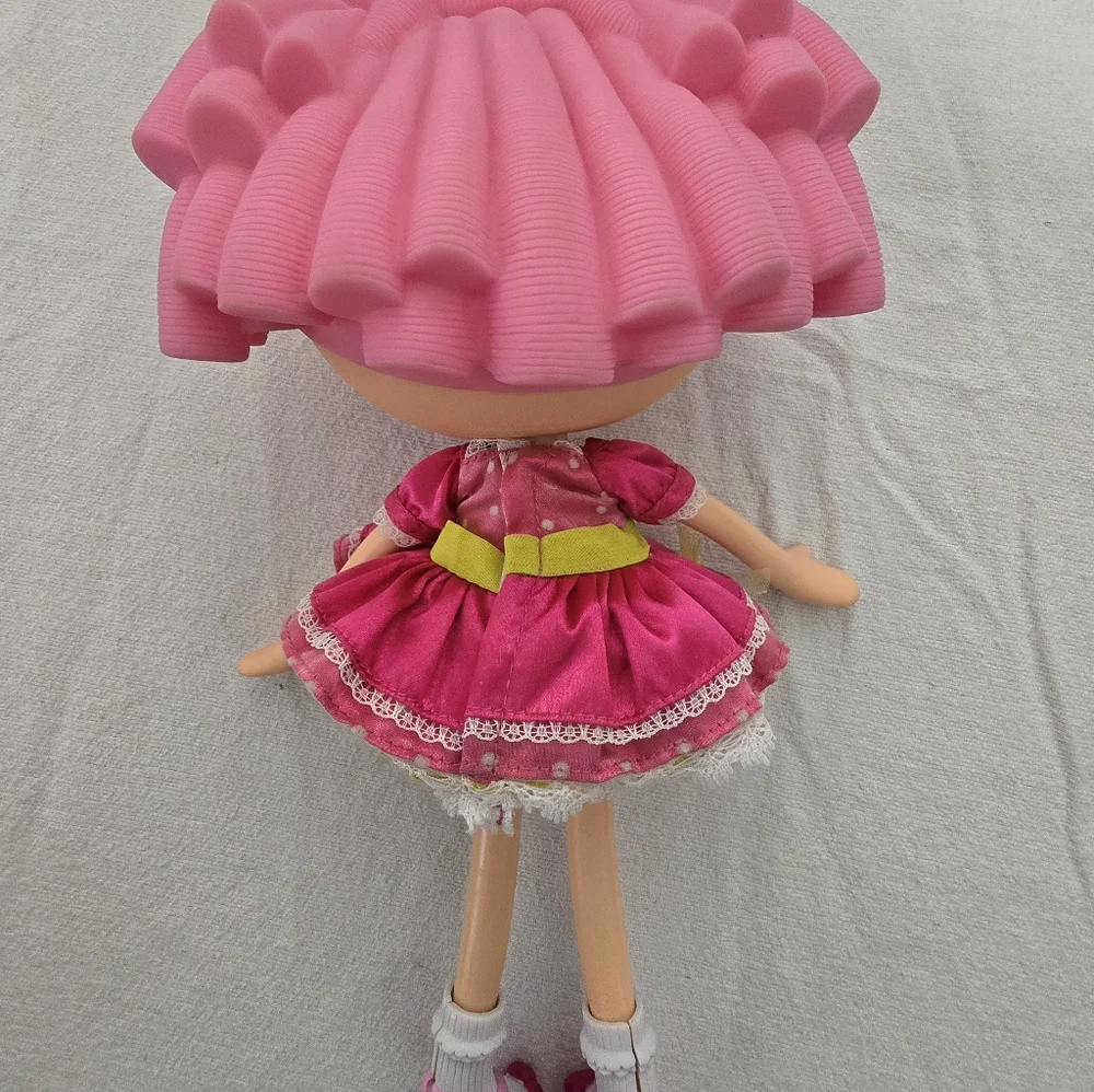 Lalaloopsy Jewel Sparkles Doll Full Size 12” Pink Hair & Crown Dress Shoes 2009 - Picture 5 of 11